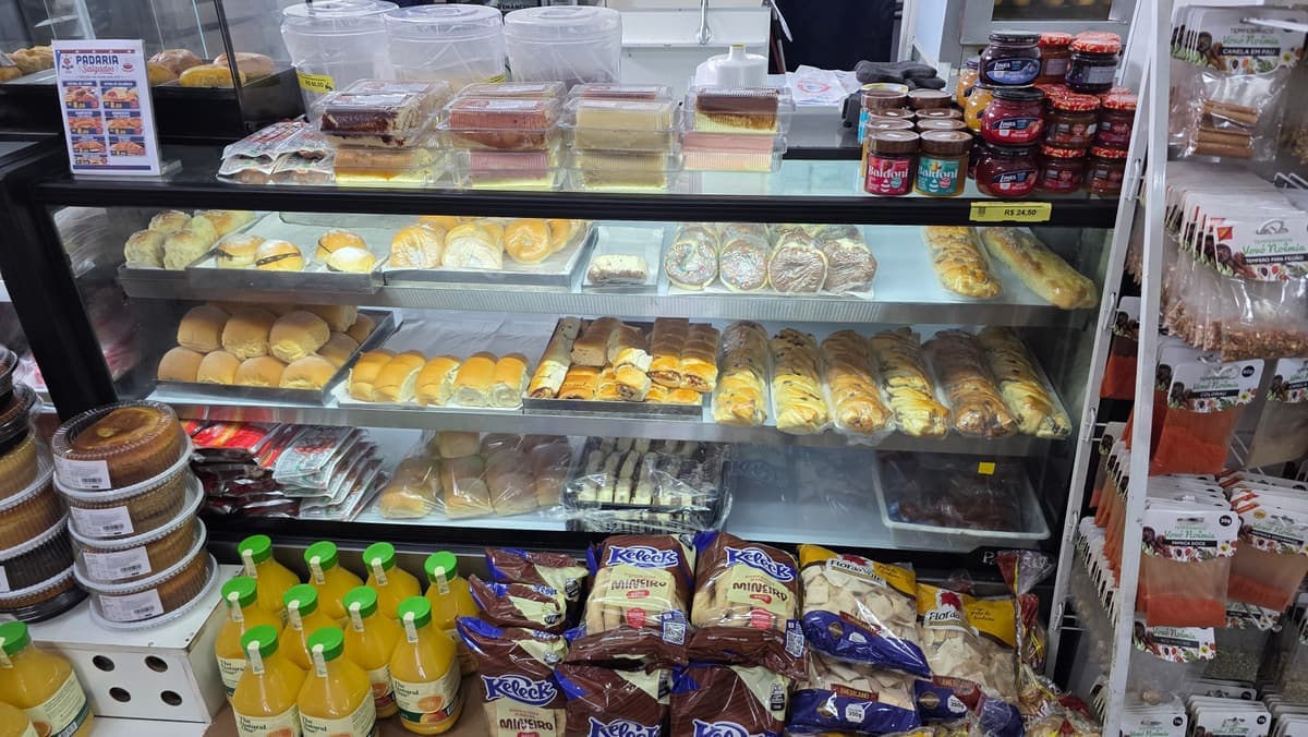 Pães e bolos
