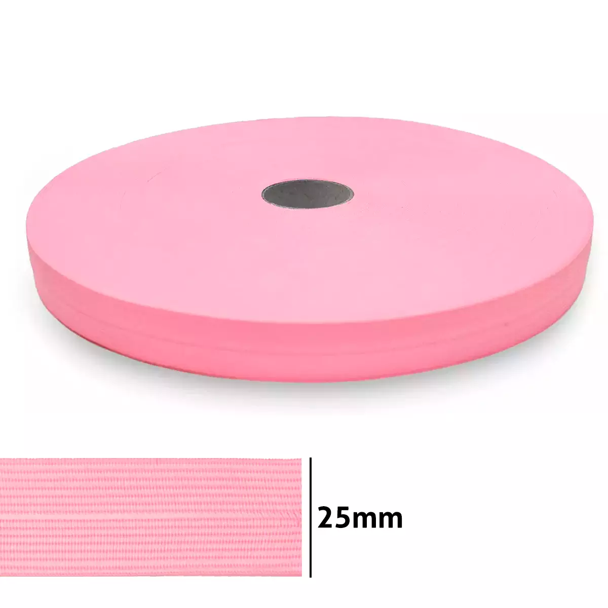 Viés Boneon rosa 25 mm (venda por metro)