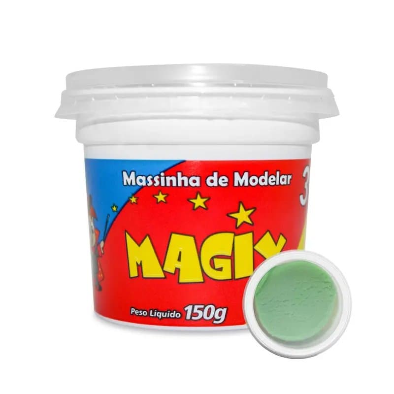 Massa p Modelar Verde Magix