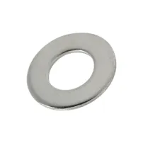 Arruela lisa zinco C 1/4 kg (unidade)