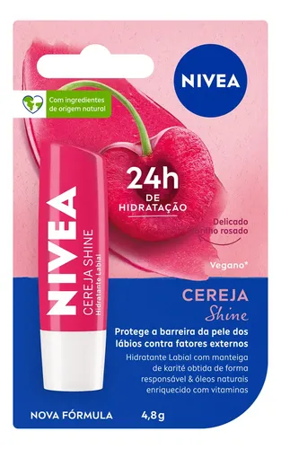 Hidratante Labial Nivea Cereja 4,8G