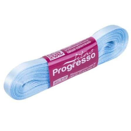 Fita cetim 7 mm x 10 m azul