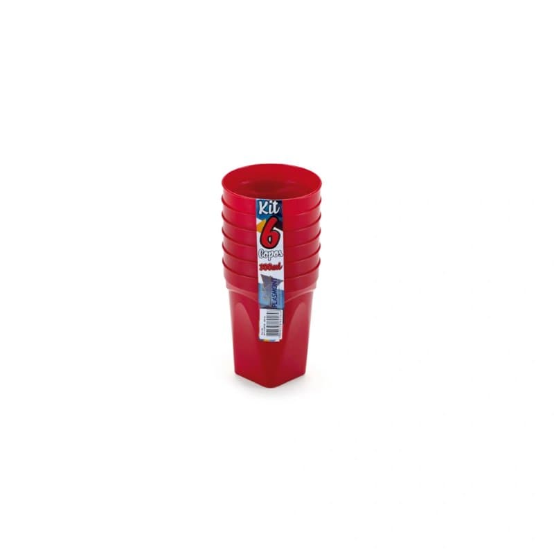 Copo Refresco 300ml C/ 6 Pecas