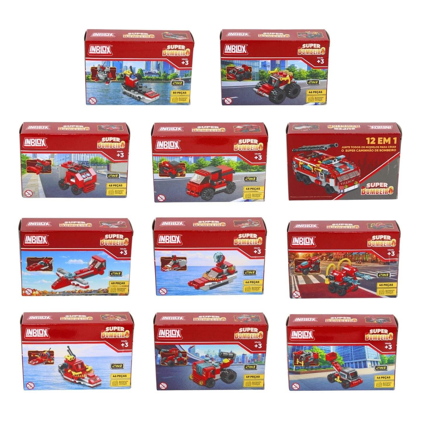 Bloco de Montar Inblox Super Bombeiro Sortidos