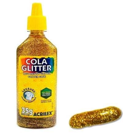 Cola Glitter Ouro 35G Acrilex