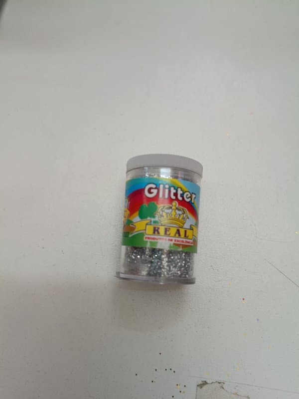 Glitter Tubo Prata (unidade)