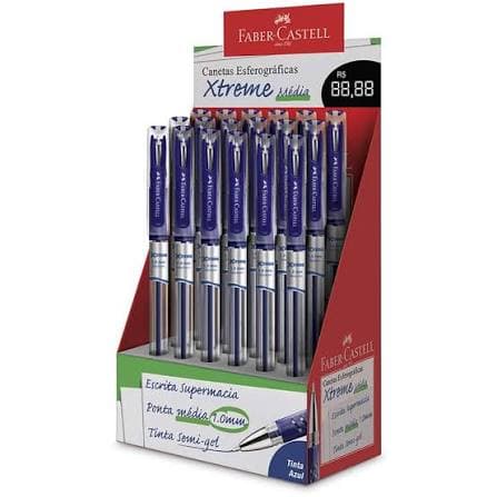 Caneta Esferografica Azul Faber-Castel (unidade)
