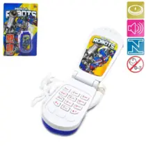 Celular Infantil com Luz e Som Mega Robots