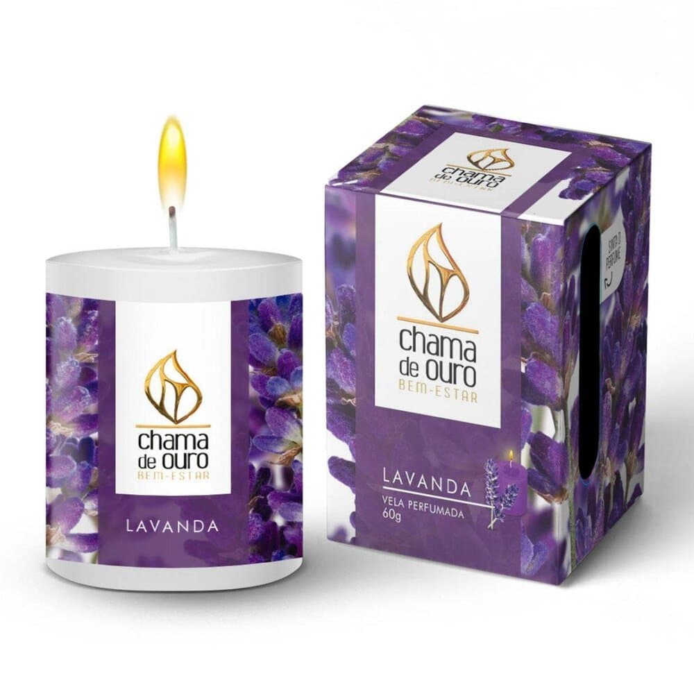 Vela aromática 60g lavanda