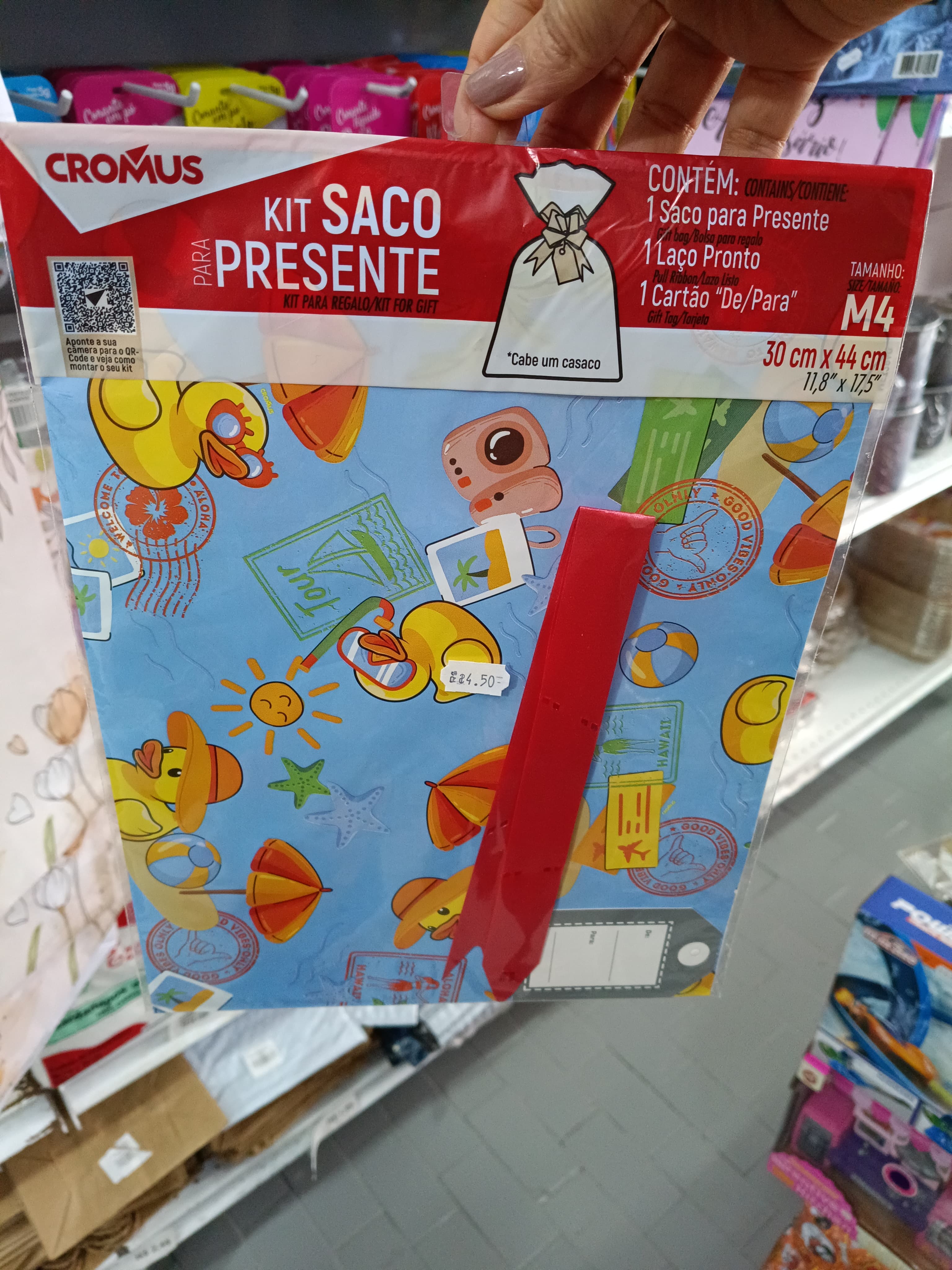 Kit para auto serviço Cromus bebê 30 x 45 cm