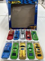 Carrinho de Corrida Roda Livre 10 Peças Color