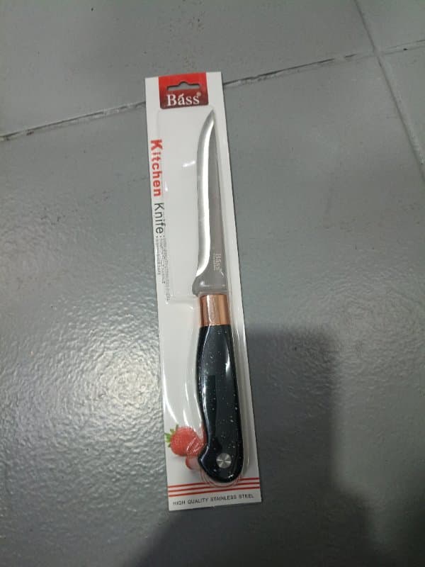 Faca para Desossar Inox 6,5" Cabo de Plastico