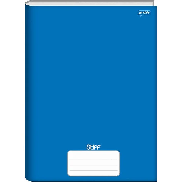 Caderno brochura 48 folhas azul pacote com 6