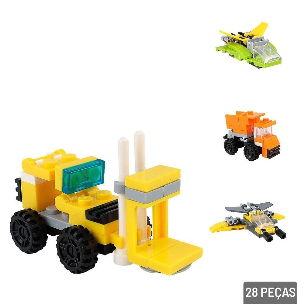 Blocos de Montar Construtores Modelos Sortidos