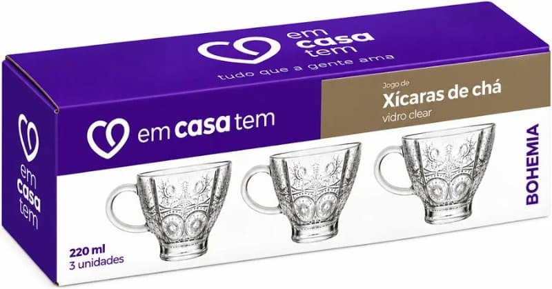 C.xicaras Bohemia 220ML C/3