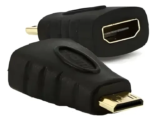 Adaptador Mini HDMI fêmea para Mini HDMI macho