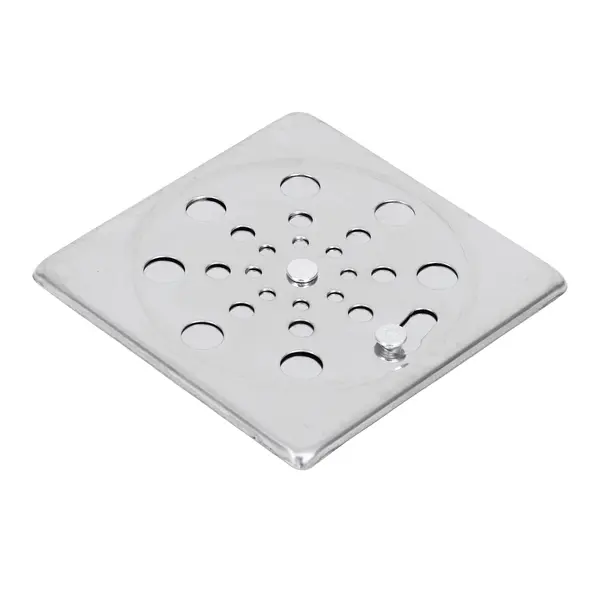 Ralo de inox 10cm para chão grelha quadrada