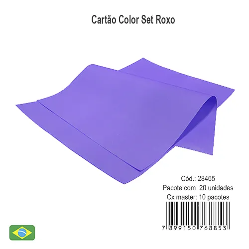 Cartao Color Set Roxo