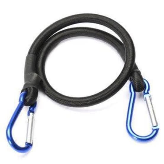 Corda Elastica com Gancho 120cm Azul