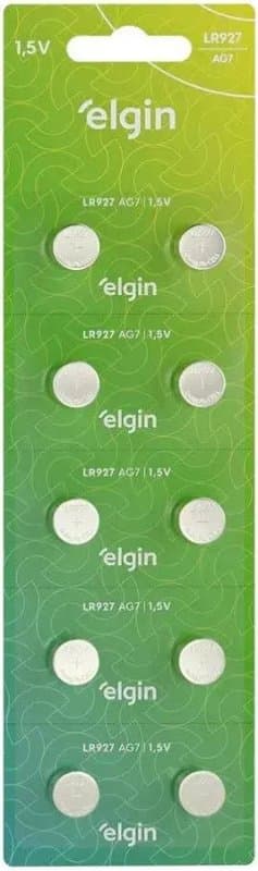 Blister com 10 Baterias LR927 Elgin (unidade)
