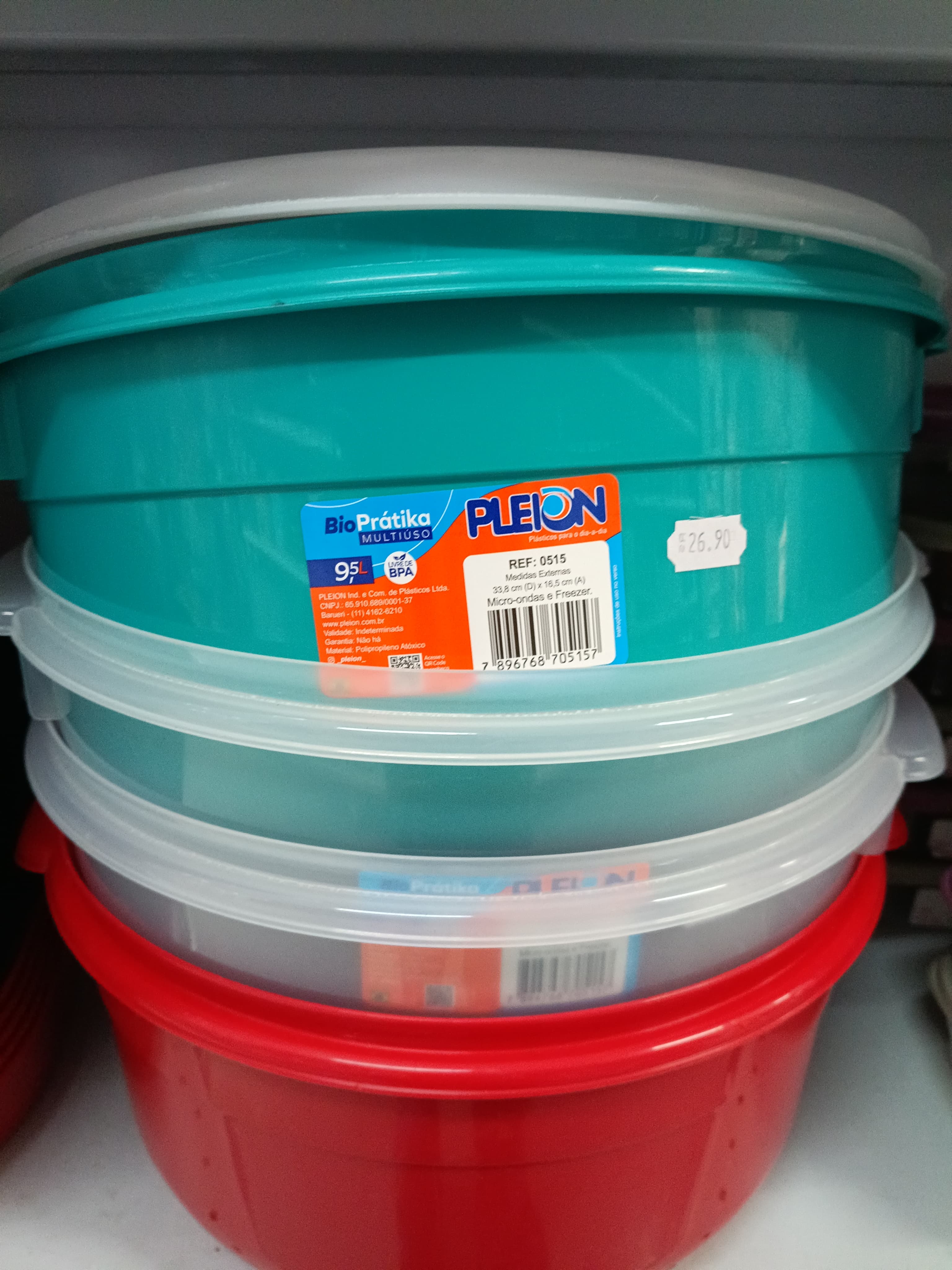 Pote C/tampa 9,5L Pleio Ref 0515