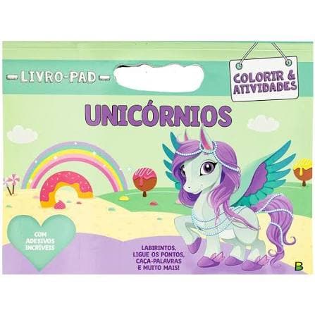 Livro Pad Colorir e Atividades Unicornios 1167278