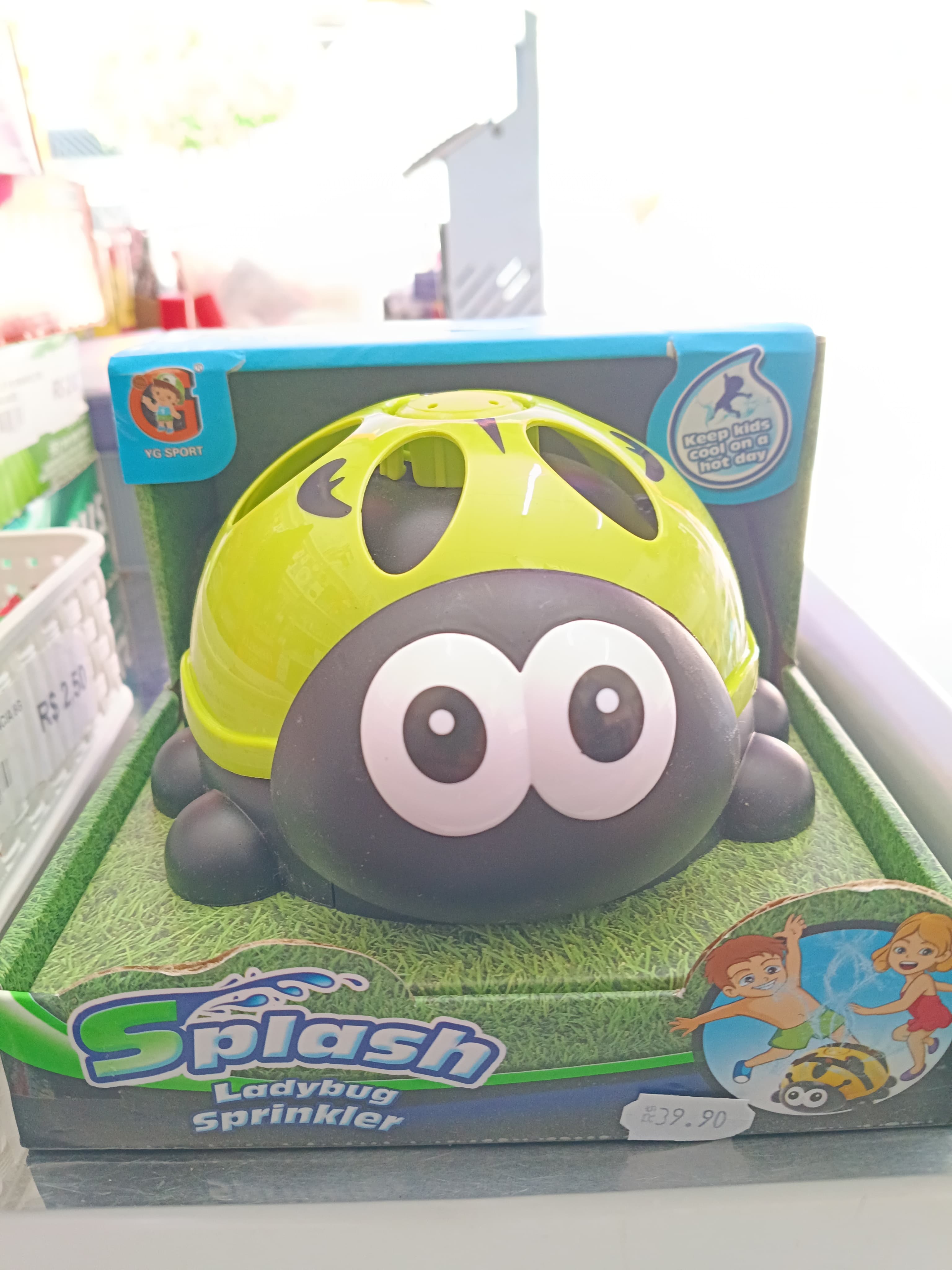 Joaninha de plástico irrigador giratório color