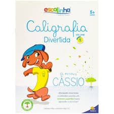 Livro Escolinha Caligrafia Divertida V1 Azul