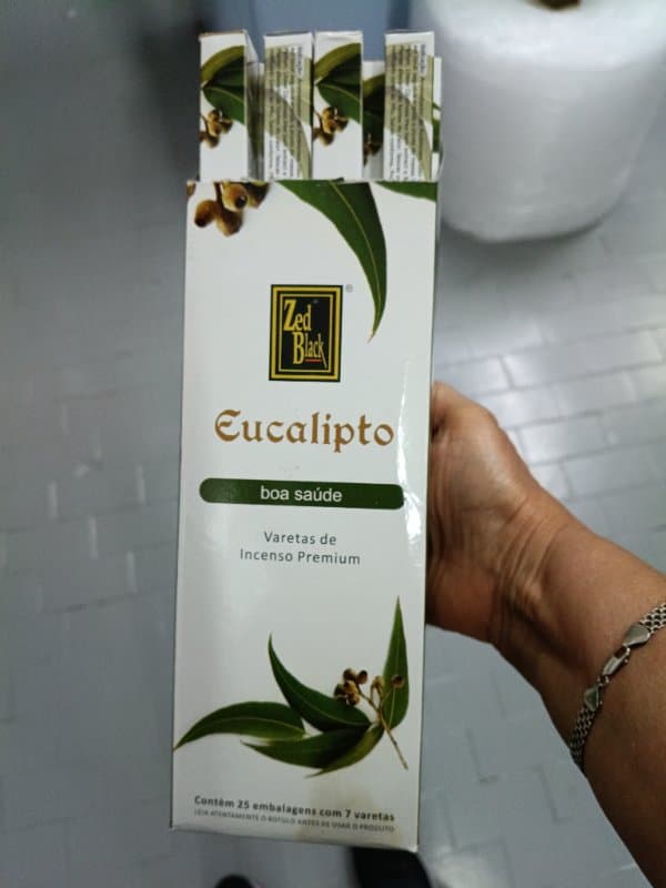 Incenso com 25 Caixas Eucalipto (unidade)