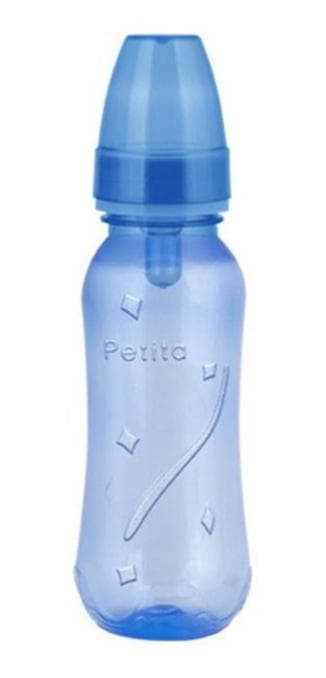 Mamadeira 240ml Bolinhas Azul