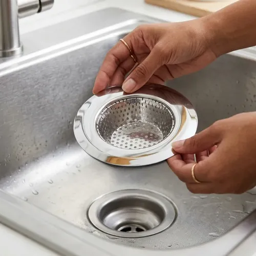 Ralo de Inox 7cm para Pia com Borda
