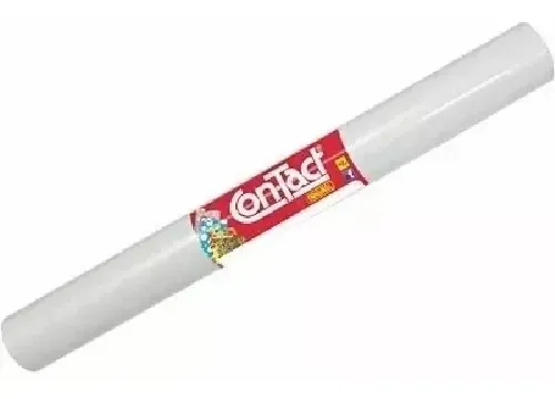 Adesivo em rolo Con-Tact opaco branco 10 m x 45 cm (metro)