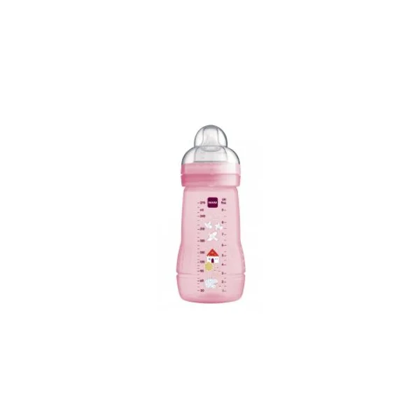 Mamadeira Amplas Rosa 240 ML