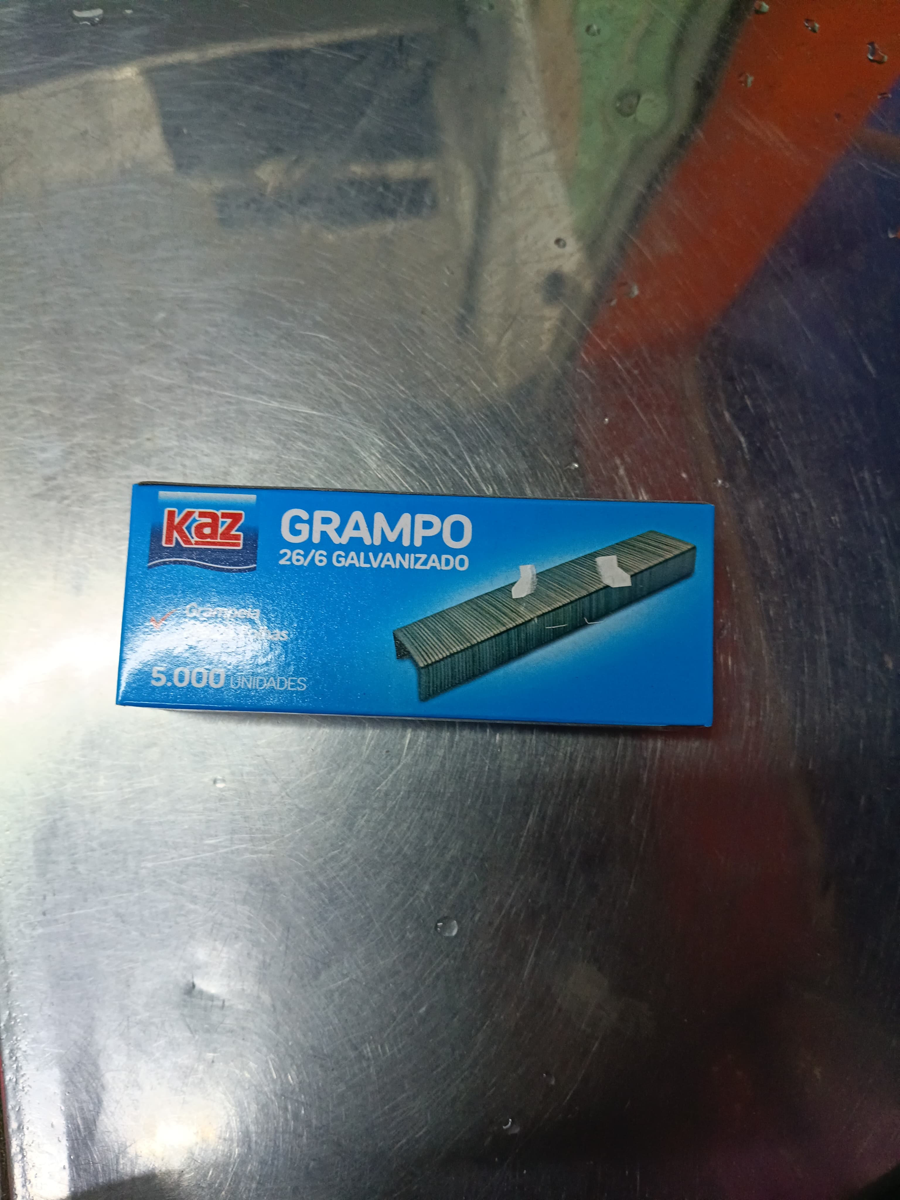 Grampo Galvanizado 26/6 com 5000-KZ267G (unidade)