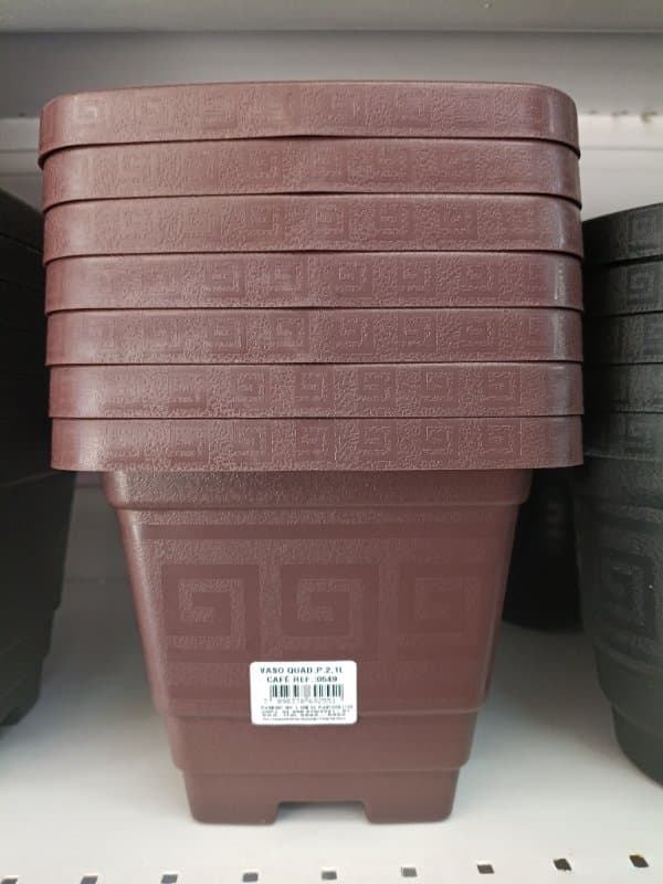 Vaso Quadrado p 2,1 Litros - Caf