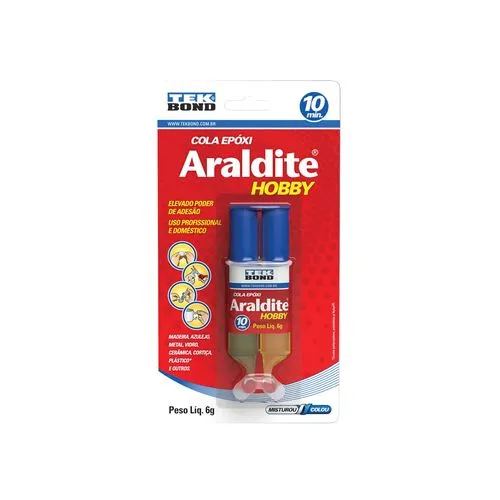 Cola Araldite 10MIN Hobby 06G Seringa