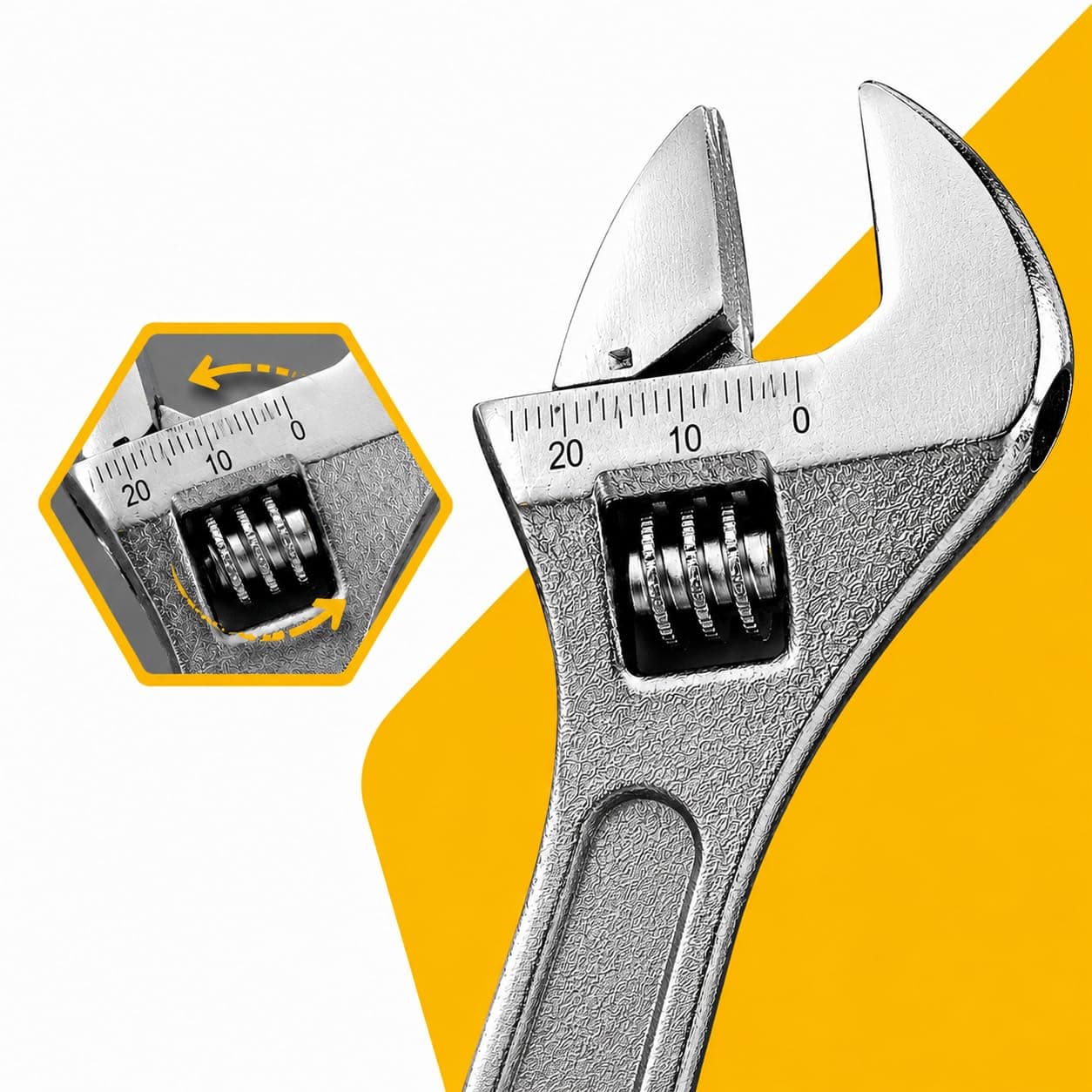 Chave Inglesa de Aço 8" a 200mm Ajustavel