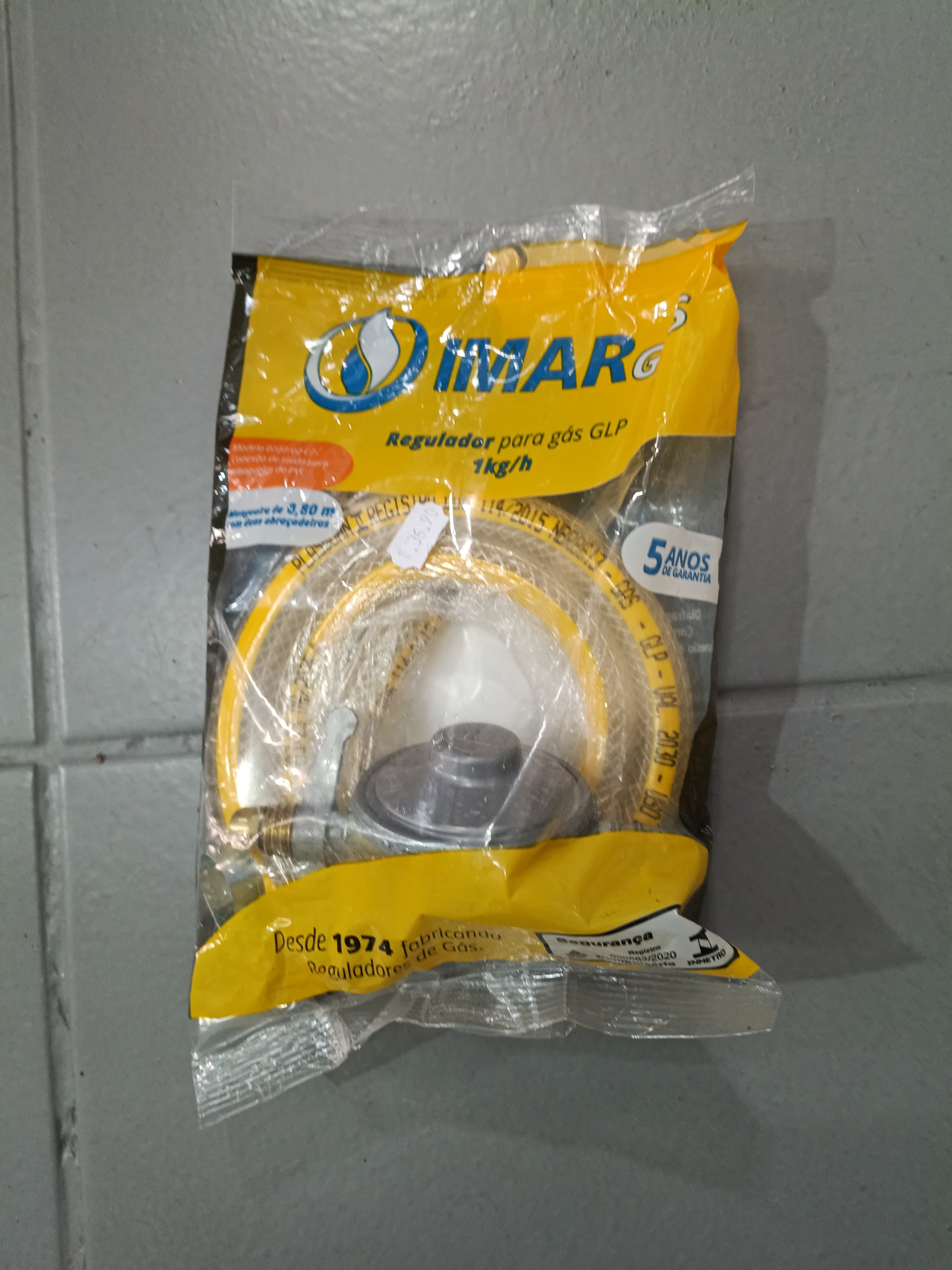 Regulador para Gas 1KG/H