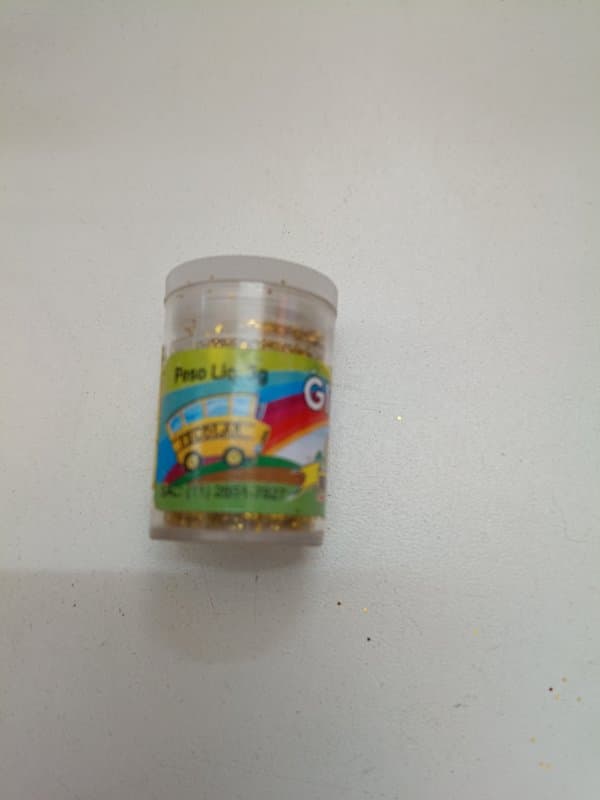 Glitter Tubo Ouro (unidade)