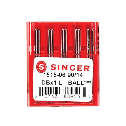 Agulha reta Singer 1515.10 com 10 cabo fino