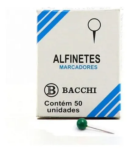 Alfinete número 4 Bacchi com 50