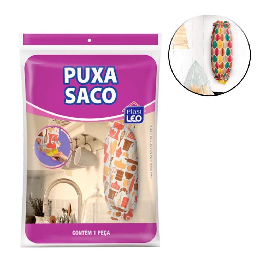 Puxa saco 42 cm de plástico TNT sortidos