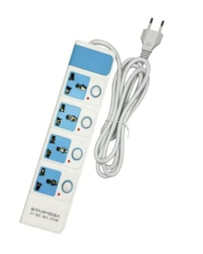 Filtro de Linha 4 Tomadas Universais Com Interruptores Cabo