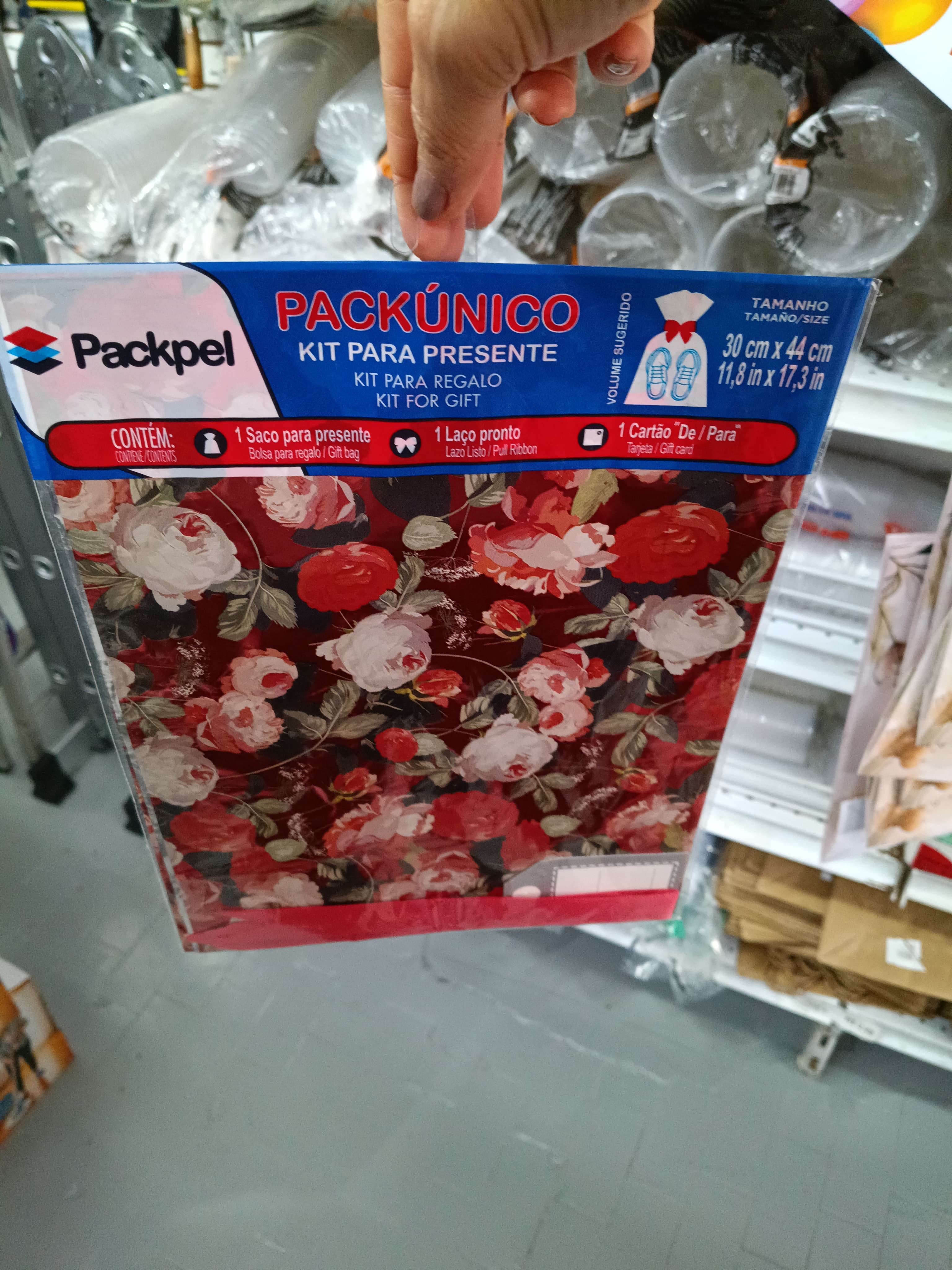 Kit embalagem para presente Pack Pelúcia Feminino Rosê