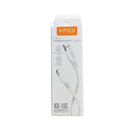 Cabo de dados USB Type-C 3.0A 1 m Kaidi
