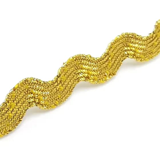 Sianinha lurex Princess 8 mm x 15 y dourado
