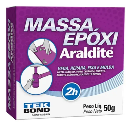 Adesivo epoxi Araldite 50 g massa multiuso