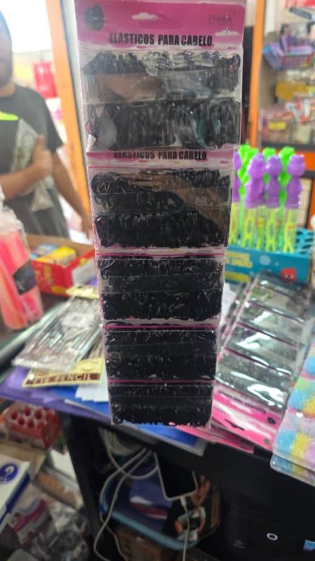 Elastico P/cabelos Linguilha Preto
