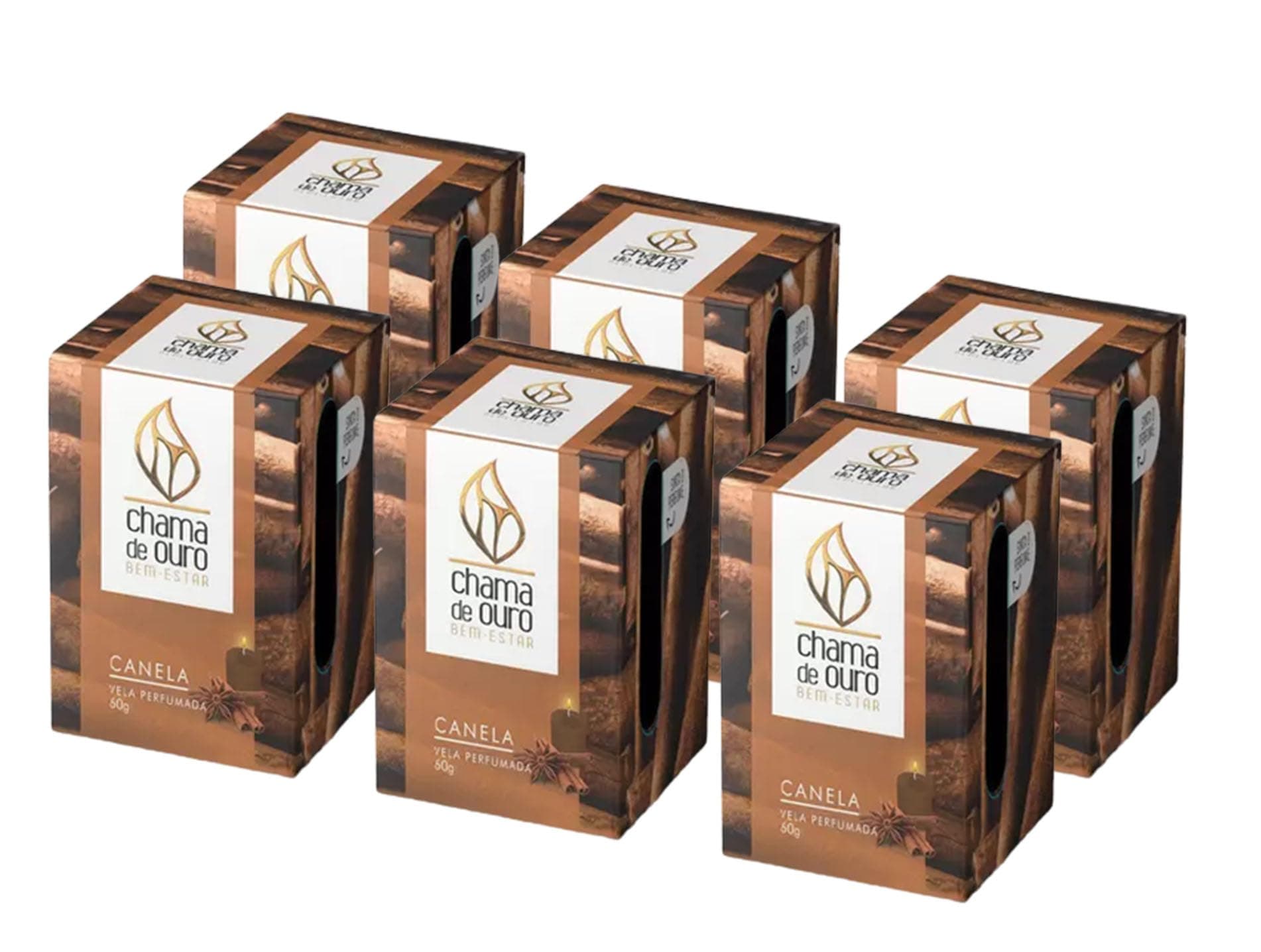 Vela aromática 60g canela