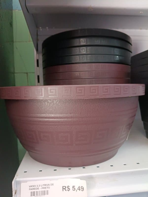 Vaso 3,3 Litros de Parede - Caf